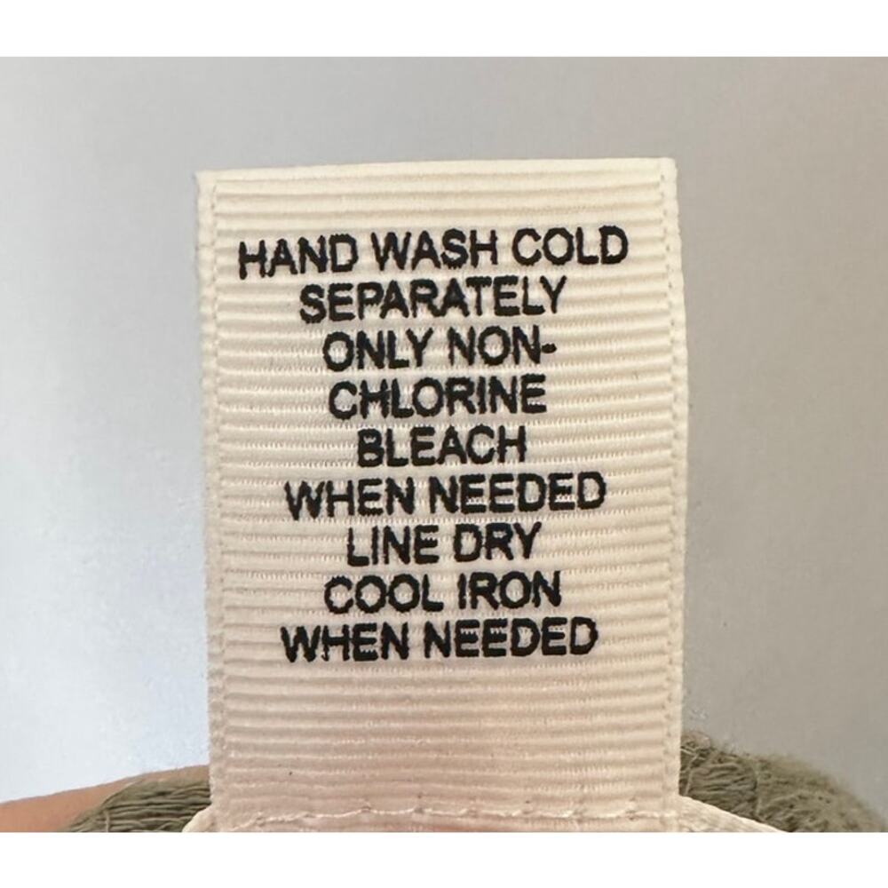 ULTRA PINK Crochet 100% Cotton Long Sleeve Cardigan in Olive Green Size L - Picture 7 of 7